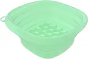 Face Ice Bath Bowl,Face Basin | Silicone Cooling Reusable Facial Roller with Build in Cube Tray Washing Basin for Home Kitchen Skin Care