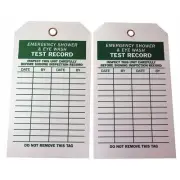 Manufacturer Varies Emer Sh & Eye Wash Test Rcd Tag,Met,PK10 4ZH14 Manufacturer