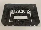 Uoma Beauty “BLACK IS” Make It Black Zippered Black Make Up Beauty Bag Case NEW