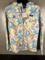 NWT Patagonia Kids Baggies Jacket Size XL 14 Channeling Spring Natural Flowers