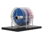 Steam Engine Model, QXMZQLJ02 Multistage DIY Steam Power Turbine Model Educat...
