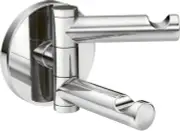 Align Modern Double Swivel Robe Hook, Chrome