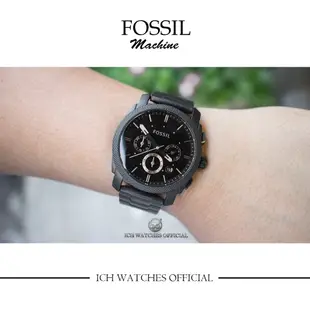 8款原裝進口美國FOSSIL FS4552/FS4682/FS4772/FS4656金屬工業風格三眼碼錶計時腕錶 黑武士