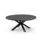 Houston Outdoor 1.8m Round Aluminium Dining Table 1.8m - Charcoal