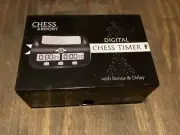 Chess Armory Digital Chess Clock - Portable Timer with Tournament and Bonus Time