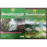 在飛比找蝦皮購物優惠-英語課本～Breakthrough PLUS(二手）1～3版