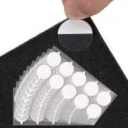 200Pcs Double Sided Tape for Acoustic Foam Panels, Removable Mounting Tape Wall