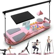 Pilates Board,Multifunctional Pilates Equipment, Foldable Reformer Pilates Machine For Home Gym Equipment, Portable Abs Workout Equipment For Women Men Fitness Equipment