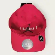 Jordan HBR Strapback Hat Cap One Size Youth Adjustable Jumpman Logo Red