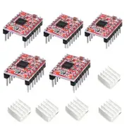 5Pcs A4988 Stepstick Stepper Motor Driver Module with Heat Sink for 3D5790