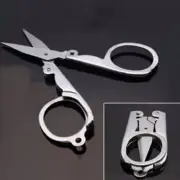 Folding Scissors Small Keyring Pocket Cutter Travel Crafts Emergency Key Ring