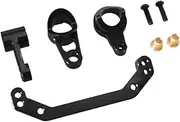 Steering Assembly for Ptg-2R 1/10 RC Car, Metal Upgrade Component, Black