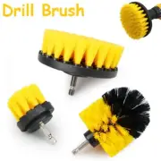 3pcs Cleaning Drill Brushes Electric Drill Power Scrubber Set Combo Cleaner Too