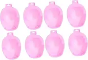 minkissy Sets Nail Bowl Kit Set Soaking Bowl Nail Art Care Portable Hanging Hole Pink Pcs