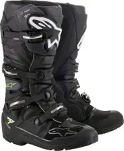 ALPINESTARS TECH 7 ENDURO DS BOOTS BLACK/GREY SZ 08 2012620-106-8