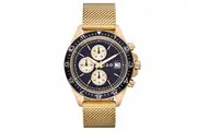 JAG Curl Curl Gold-Tone Black Dial Chronograph Men's Watch (J2840A)