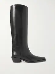 Proenza Schouler - Bronco Leather Knee Boots - Black - IT39