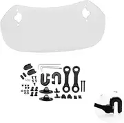 Windscreens & Parts Universal Adjustable Windscreen Windshield Extension Spoiler Wind Deflector Motorcycle Accessories Wind Deflector Screen (Size : B Mini Clear)