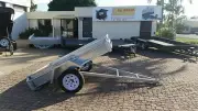 7x5 SINGLE AXLE GALVANISED BOX TRAILER FOR SALE MANAUL TILT - TOWNSVILLE QLD