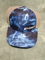 Costa Fishing Hat adjustable Blue lightning