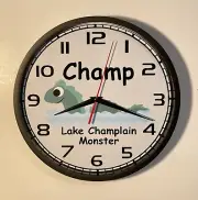 Champ The Lake Champlain Monster Battery Operated Wall Clock