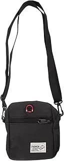 [SAFIGLE] Black Multifunctional Crossbody Pouch Portable Shoulder Bag for Travel for Storing Phone Wallet Essentials Fashionable Design for Men