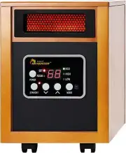 Dr Infrared Heater Portable Space Heater, Original, 1500-Watt, Cherry (Pack of1)