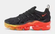 New Nike Air Vapormax Plus TN Men's Black Orange Sports Cushioned Shoe Free ship