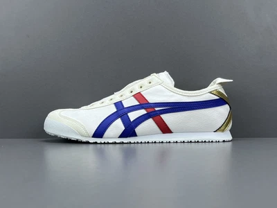 Onitsuka Tiger MEXICO 66 slide on Man's Blue Red Gold
