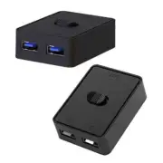 2 in1 USB Switcher Bi-Directional Printer Scanner USB Sharing Switches Splitter