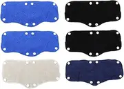 [TOGEVAL] 6Pcs Towel Cloth Sweatproof Headband Sweat Absorbing Helmets Sweatbands for Running Cycling Safety Helmets Comfortable Breathable Design for All Hairstyles