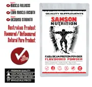 Samson Nutrition, Faba Bean Protein Powder 1kg, Flavoured & Unflavoured, 85% +