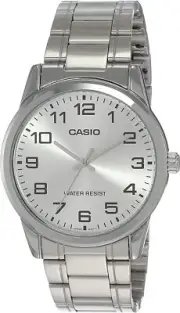 Casio MTP-V001D-7B Men's Standard Stainless Steel Easy Reader Silver Dial Watch