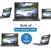 Bulk of 5x Dell Latitude 5300 13.3" Touch FHD Laptop i7-8665U 4.8GHz 256GB 16GB RAM - Refurbished (Grade A)