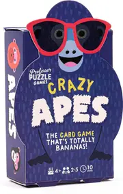 Professor Puzzle Crazy Apes Card Game 2-5 Players Ages 4+ (PRO230625)
