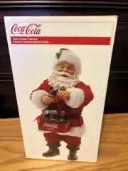 Kurt Adler Coca Cola Santa Coke Opening Bottle, 10", Christmas Decor NIB NWT