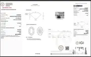 1.50 CT-OVAL DIAMOND- E COLOUR, VVS1 CLARITY, XX- CVD , IGI CERTIFIED.