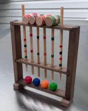 Croquet Set Miniatures for your Model Train Display - 1/18 Scale Dioramas