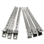 10pcs Hair Care Clips Stainless Steel Sectioning Clips Clamps For Hairdress_ME