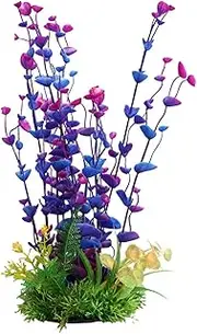 Ecoscape Large Ogris Auribus Purple Aquarium Plant Fish Tank Décor Aqua One