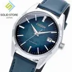 Citizen Collection NB1060-12L Mechanical Automatic Watch Blue Lacquer Dial Men's
