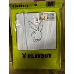 PLAYBOY(AB紗螺紋U領短袖衫）