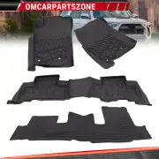 Floor Mats Liners For 2013-2024 Toyota 4Runner TPE Rubber All Weather Protection