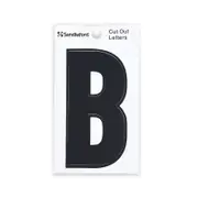 Sandleford 85mm Black Cut Out Self Adhesive House Letter B