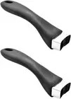 2 Pcs Pot Handle Bakelite Grip Long Replacement Handle with Screw for Kitchen Sa