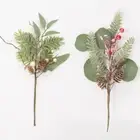 Artificial Pine Berry Branches Christmas Hanging Decor Fake Plants Ornament