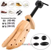 2-way Wooden Adjustable Shoe Stretcher Expander Men Women Boot Size US 10-13