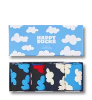 Light Blue 4-Pack Cloudy Socks Gift Set