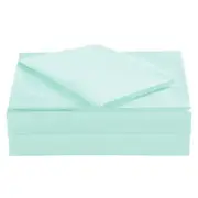 King Percale Bed Sheets, 200 Thread Count Cotton Polyester Blend Sheet Set,Wr...