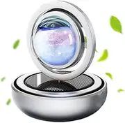 Car Diffuser Air Freshener - Solar-Powered Aromatherapy Diffuser,Double-Ring Structure, Dashboard Accessories for Rv Truck Vehicle Decorations